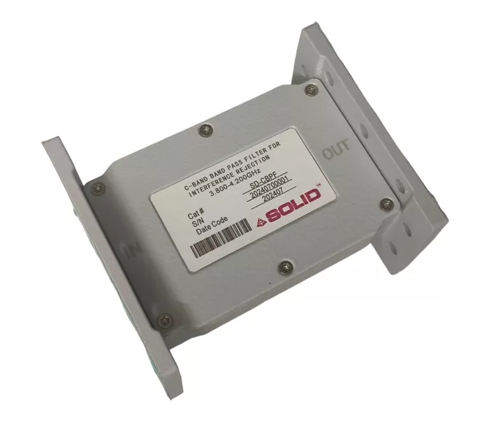 SOLID CBPF 3400-4200MHz C-BAND BAND PASS FILTER