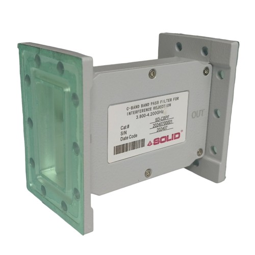 SOLID CBPF 3600-4100MHz C-BAND BAND PASS FILTER