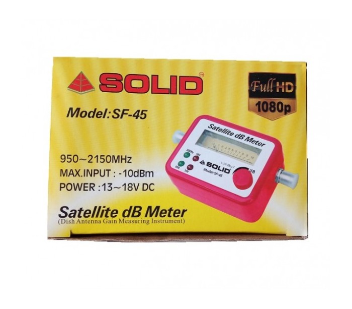 SOLID Analogue SF-45 Satellite dB Meter