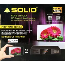 SOLID HDS2-2100DLX FULL HD DVB-S2 Set-Top Box with YouTube