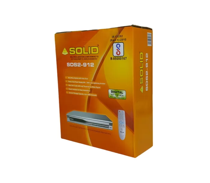 SOLID SDS2-912 DVB-S MPEG-2 BIS FTA Set-Top Box
